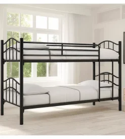 Hot Letto a castello "berna"  scomponibile in 2 letti singoli in ferro nero 203x83x145,5 cm Letti E Comodini