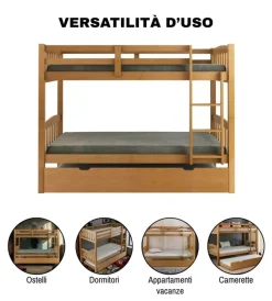 BellaHome Letti E Comodini|Letto a castello 