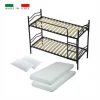 Letti E Comodini|Letto a castello con rete a doghe somnus 2 cuscini e 2 materassi 203x145,5x83 cm