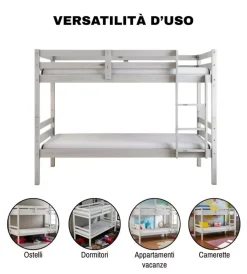 Letti E Comodini-BellaHome Letto a castello