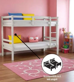 Letti E Comodini-BellaHome Letto a castello