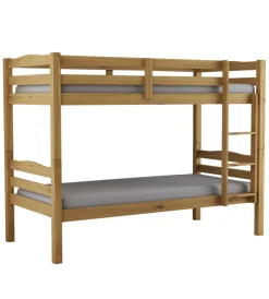 Online Letto a castello "marsiglia" in pino massello miele 202x98x150 cm Letti E Comodini