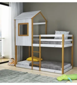 Letti E Comodini-BellaHome Letto a castello per ragazzi 