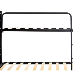 Sale Letto a castello smontabile in metallo nero 203x145,5x83 cm Letti E Comodini