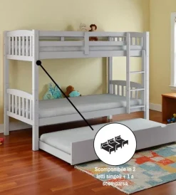 BellaHome Letti E Comodini|Letto a castello 