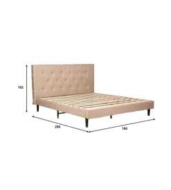 BellaHome Letti E Comodini|Letto matrimoniale 