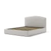 Letti E Comodini|Letto matrimoniale contenitore "moon" in ecopelle bianco 160x190 cm