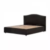 Letti E Comodini- Letto matrimoniale contenitore "hill" antracite 160x190 cm