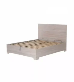 Letti E Comodini|Letto matrimoniale contenitore con piedini "hi box" olmo naturale 160x190 cm