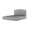 Online Letto matrimoniale contenitore "moon" in ecopelle grigio 160x190 cm Letti E Comodini