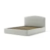 Discount Letto matrimoniale contenitore "moon" in tessuto bianco 160x190 cm Letti E Comodini