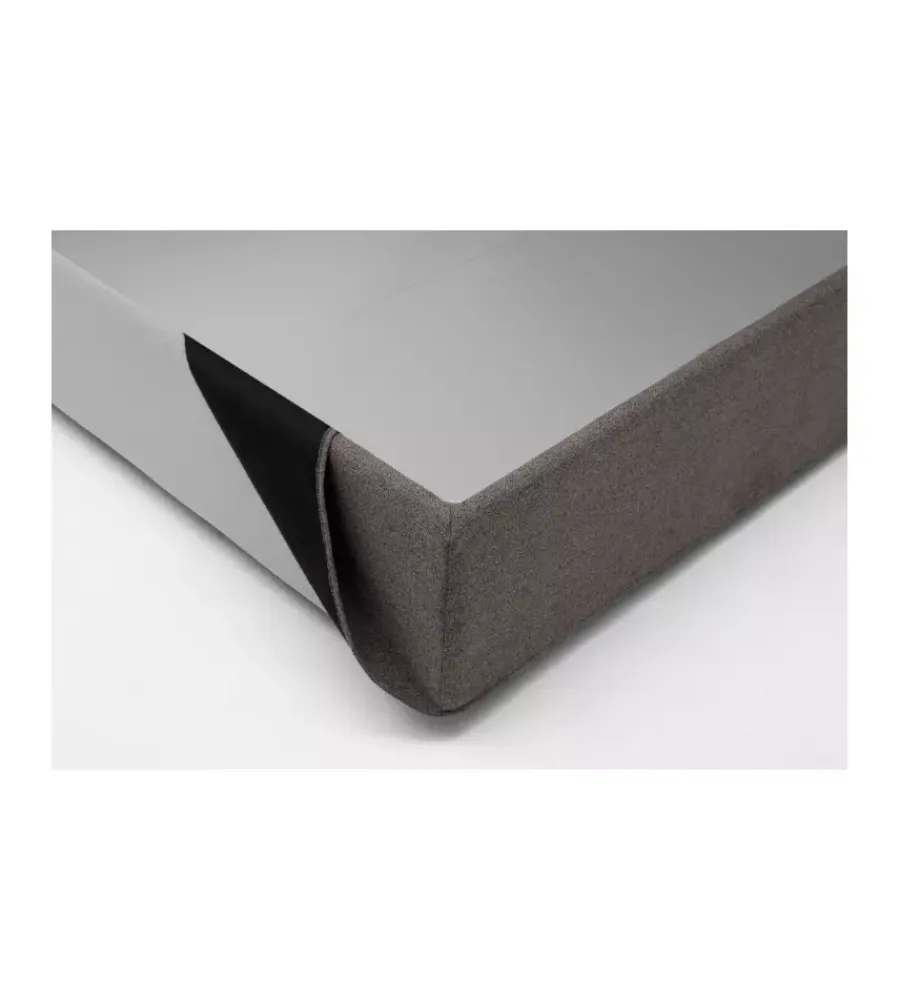 Letti E Comodini|Letto matrimoniale contenitore "hill" grigio 160x190 cm