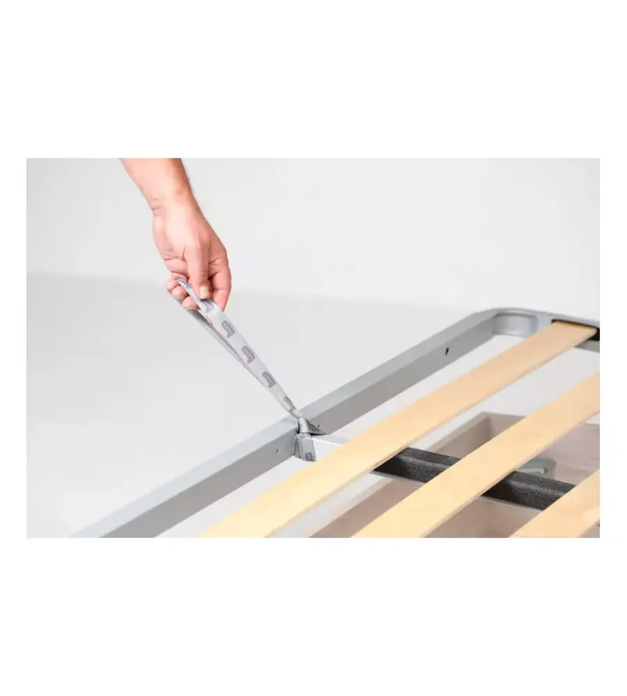 Letti E Comodini|Letto matrimoniale contenitore con piedini "bed box" olmo naturale 160x190 cm