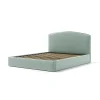 Hot Letto matrimoniale contenitore "moon" in tessuto celeste 160x190 cm Letti E Comodini