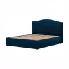 Letti E Comodini- Letto matrimoniale contenitore "hill" blu 160x190 cm