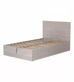 Letti E Comodini- Letto piazza e mezza contenitore "hi box" olmo naturale 120x190 cm
