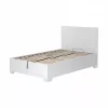 New Letto piazza e mezza contenitore con piedini "hi box" bianco 120x190 cm Letti E Comodini