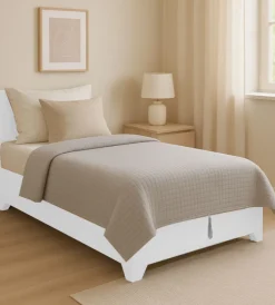 New Letto piazza e mezza contenitore con piedini "hi box" bianco 120x190 cm Letti E Comodini