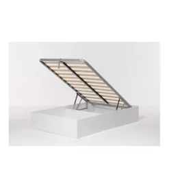 Sale Letto piazza e mezza contenitore "bed box" bianco 120x190 cm Letti E Comodini