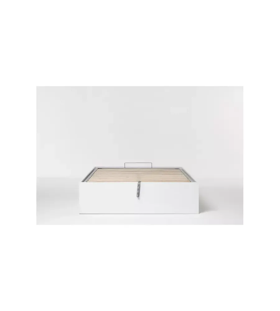 Sale Letto piazza e mezza contenitore "bed box" bianco 120x190 cm Letti E Comodini