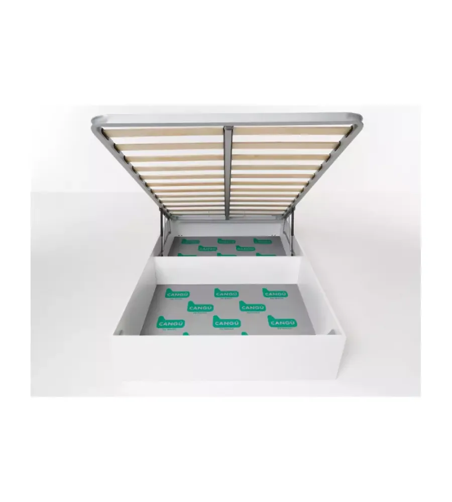 Sale Letto piazza e mezza contenitore "bed box" bianco 120x190 cm Letti E Comodini