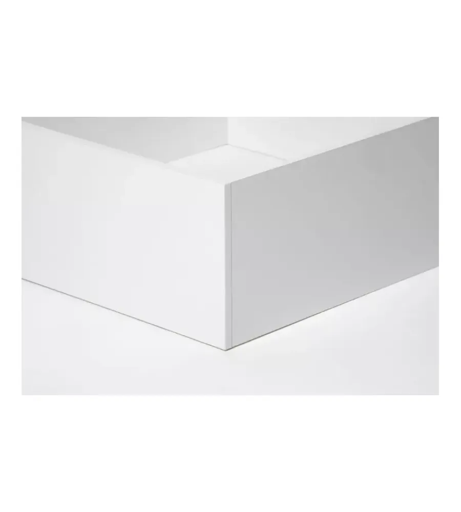 Sale Letto piazza e mezza contenitore "bed box" bianco 120x190 cm Letti E Comodini