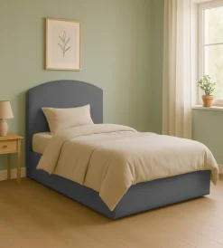 Letti E Comodini- Letto piazza e mezza contenitore 