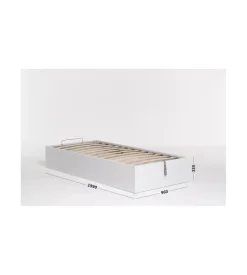 Letti E Comodini|Letto singolo contenitore 