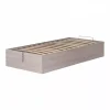 Letto singolo contenitore "bed box" olmo naturale 90x190 cm Letti E Comodini