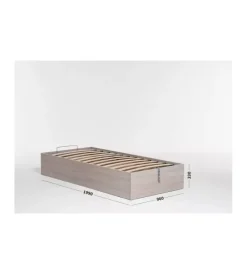 Letto singolo contenitore 