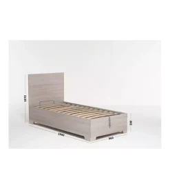 Hot Letto singolo contenitore con piedini 