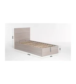 Letti E Comodini- Letto singolo contenitore 