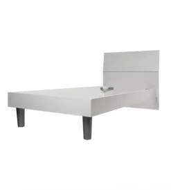 Letti E Comodini|Letto singolo "giotto" bianco 89,5x205x88 cm