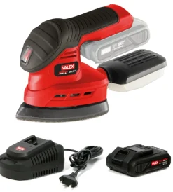 Outlet Levigatrice palmare a batteria 18v 2ah e caricabatterie Levigatrici