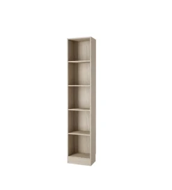 New Libreria con 4 ripiani - tinta quercia - 40.6x26.7x204 cm Librerie