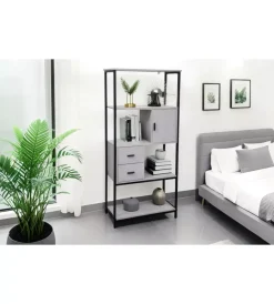 Mobili Da Ingresso-BellaHome Libreria con cassetti