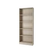 Librerie|Libreria larga con 4 ripiani tinta quercia - 79x26.7x204 cm