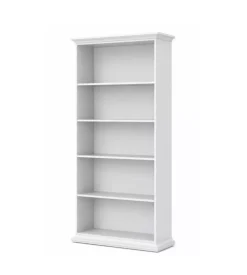 Sale Libreria "paris" bianca con 4 ripiani, 96x36x200 cm Librerie