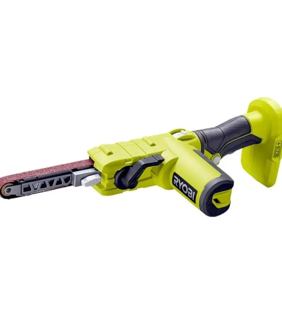 Lime, Raspe E Spazzole-Ryobi Lima a nastro a batteria 18v r18pf-0 - solo corpo macchina batteria non inclusa