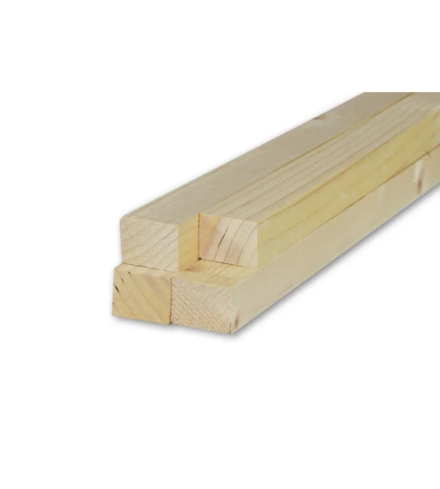 Online Listello in abete grezzo 40 x 50 x 2000 mm Listelli Abete Segati