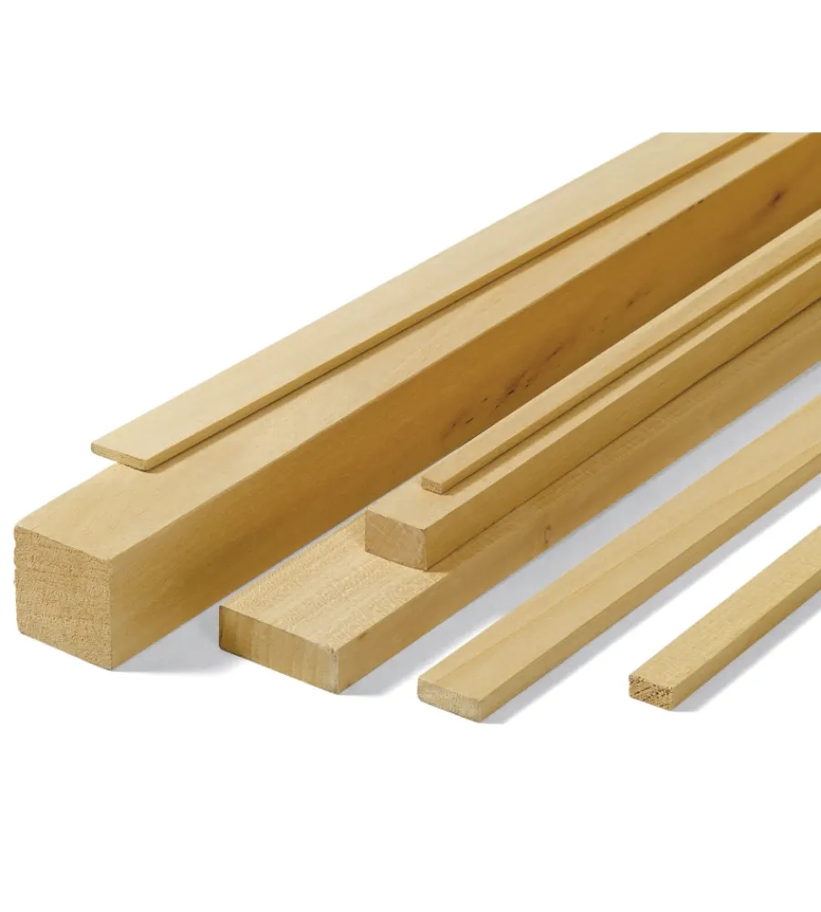 Listelli Ayous Piallati- Listello in samba/ayous 20 x 40 x 2500 mm