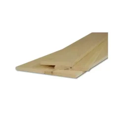 Listelli Ayous Piallati- Listello in samba/ayous 10 x 100 x 2500 mm