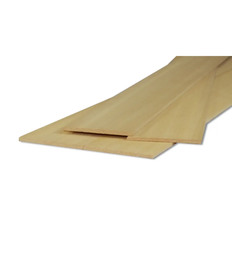 Listelli Ayous Piallati- Listello in samba/ayous 5 x 100 x 1000 mm