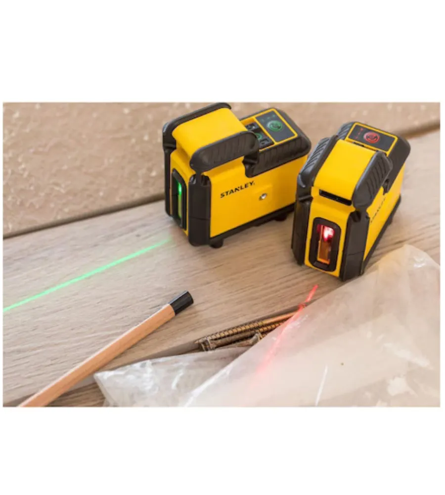 Strumenti Di Misurazione-Stanley Livella laser 360 con raggio rosso
