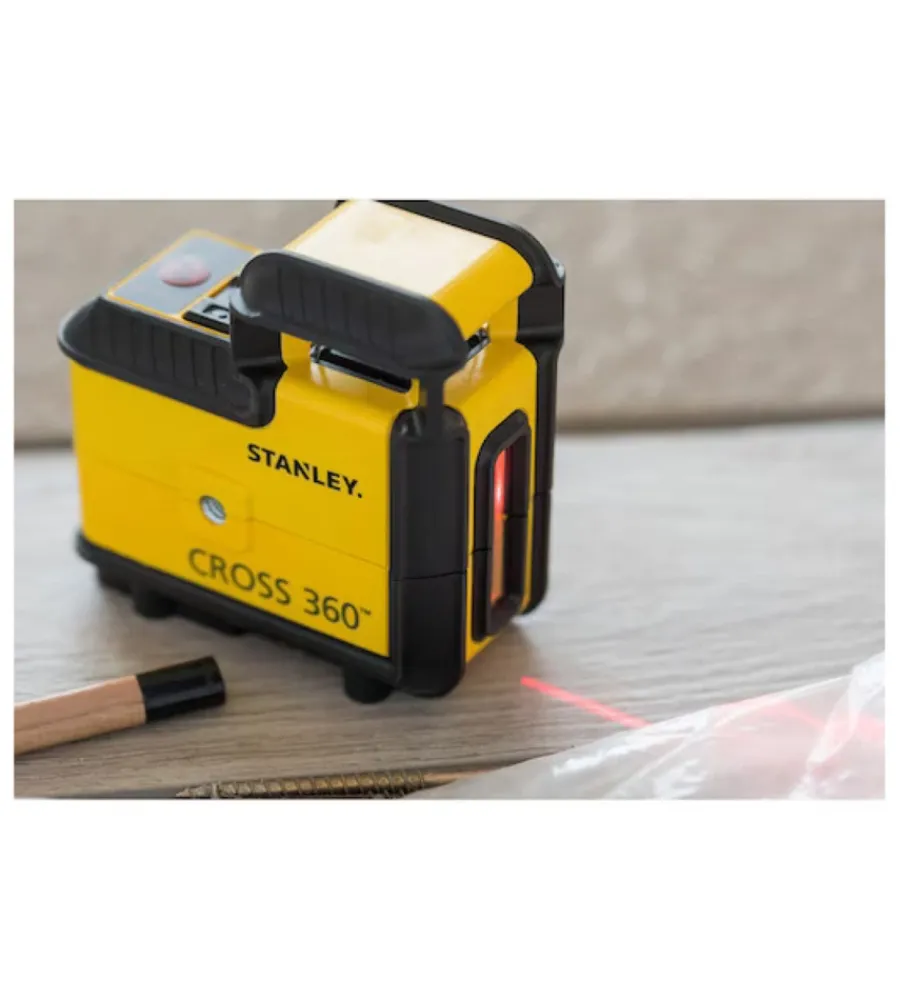 Strumenti Di Misurazione-Stanley Livella laser 360 con raggio rosso