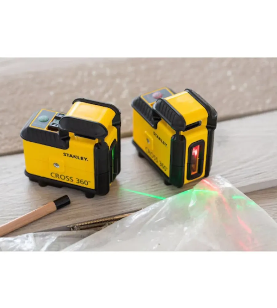 Strumenti Di Misurazione-Stanley Livella laser 360 con raggio rosso