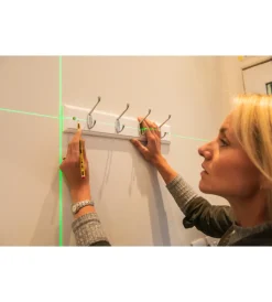 Hot Livella laser verde a 2 linee 15 metri rbcllg1 - Strumenti Di Misurazione