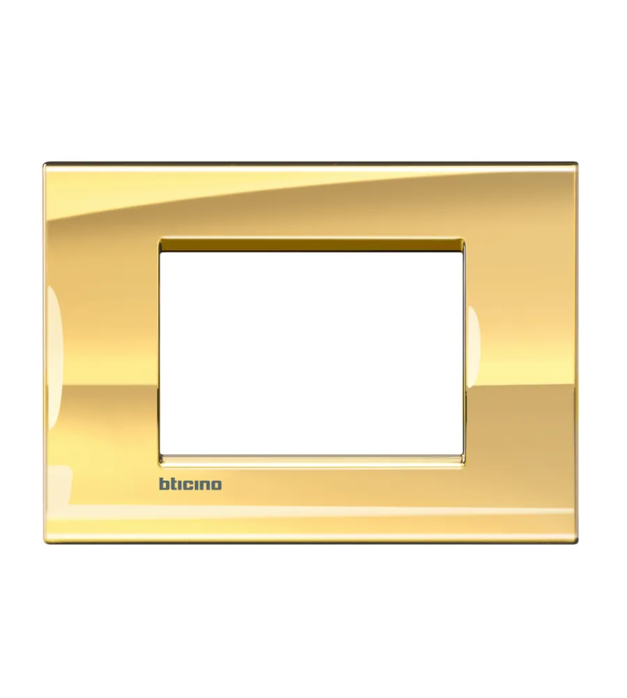 Serie Civili- Ll placca 3p oro freddo - bticino.