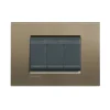 New Ll placca 3p square - bticino. Serie Civili