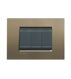 New Ll placca 3p square - bticino. Serie Civili